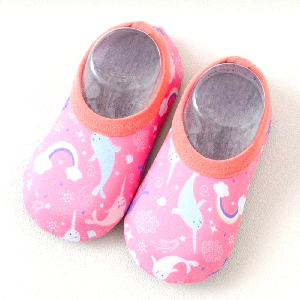 Animal Print Non-Slip Floor Socks for Baby Girls